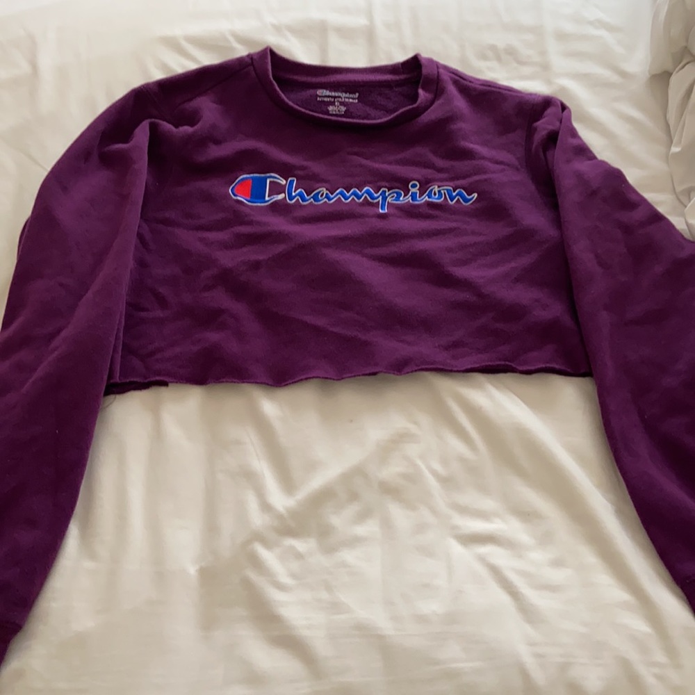 cropped champion crew neck - Picture 2 of 3